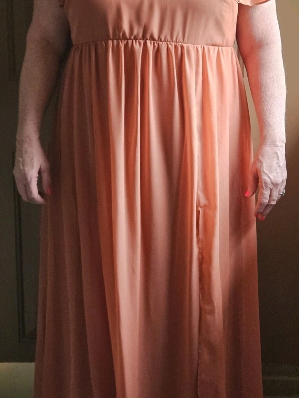 Rust Orange Birdy Grey 2X ALine Dress